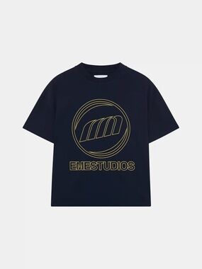 Emestudios Contour Navy Oversized Tee